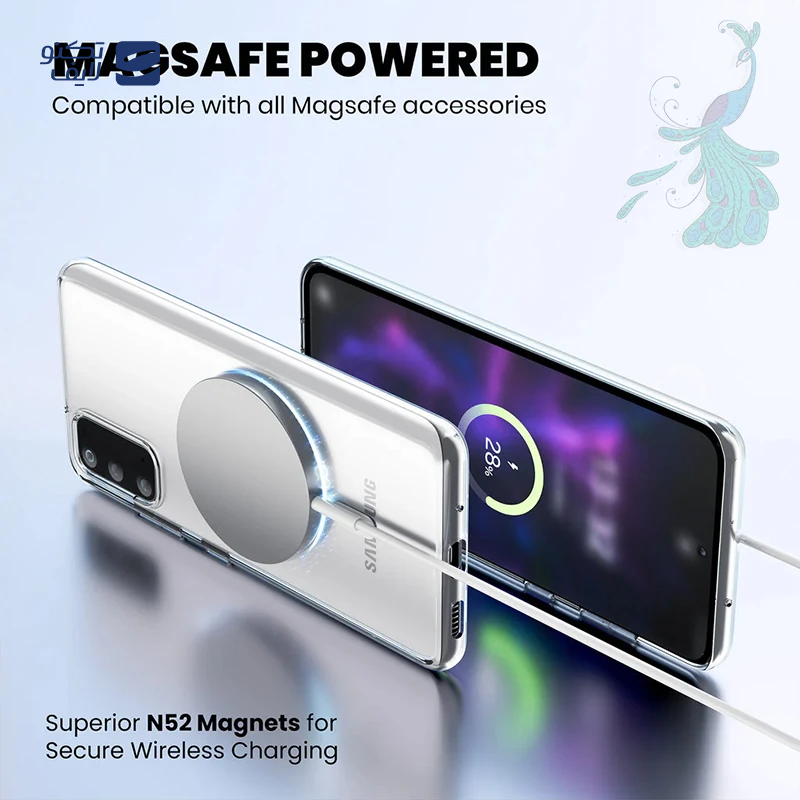 gallery-کاور گوشی سامسونگ Galaxy Note 10 Plus پیکوک مدل Clear Magsafe copy.png
