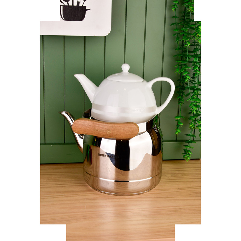 کتری و قوری کرکماز طرح Foresta کد 217 گنجایش کتری 3.5 لیتر گنجایش قوری 1 لیتر کتری و قوری کرکماز طرح Foresta کد 217 گنجایش کتری 3.5 لیتر گنجایش قوری 1 لیتر