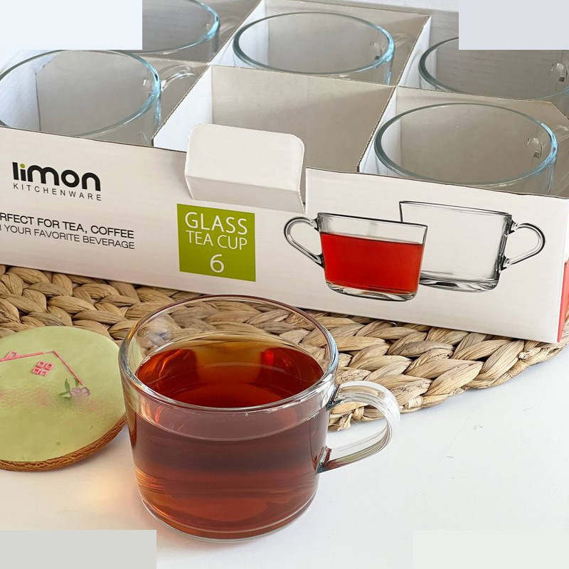 فنجان لیمون مدل دسته دار کد DH2282 مجموعه 6 عددی فنجان لیمون مدل دسته دار کد DH2282 مجموعه 6 عددی