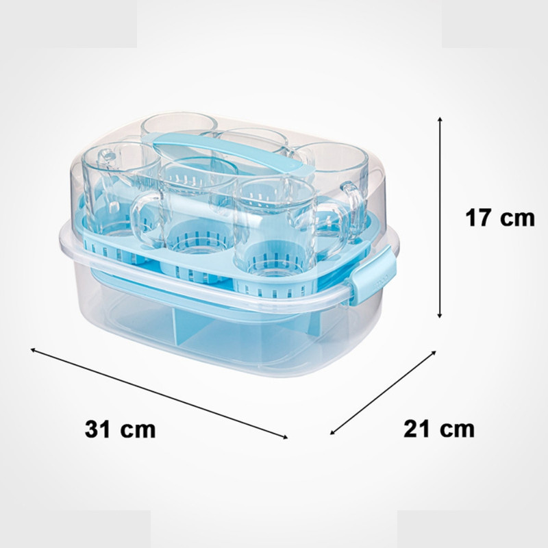 سبد پیک نیک لیمون مدل چای خوری کد FIDOKA-2440 سبد پیک نیک لیمون مدل چای خوری کد FIDOKA-2440