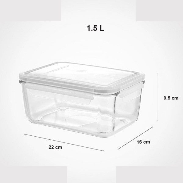 ظرف نگهدارنده لیمون مدل درب دار مستطیل کد 2029