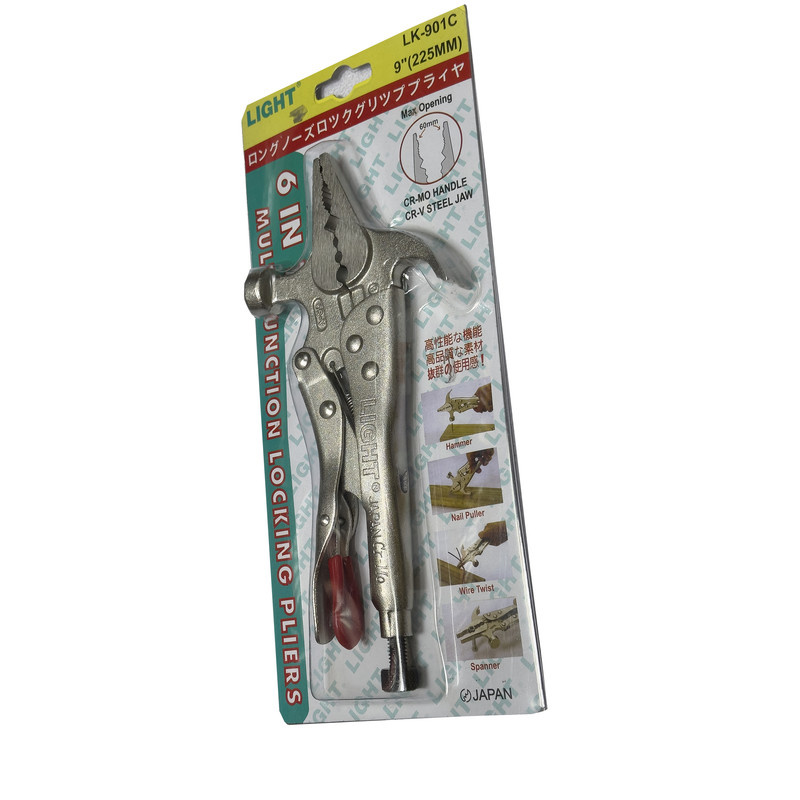 انبر قفلی لایت مدل 6 کاره کد SMT-JAPAN-LK--901C سایز 9 اینچ انبر قفلی لایت مدل 6 کاره کد SMT-JAPAN-LK--901C سایز 9 اینچ