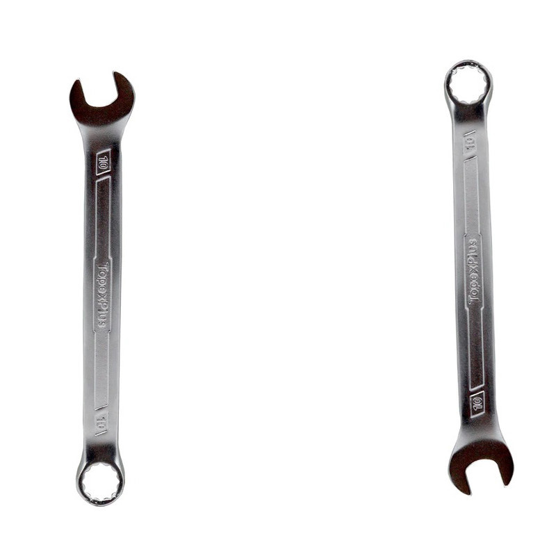 آچار یکسر تخت و یکسر رینگی تاپکس  پلاس مدل SMT-TOPEXPLUS-10MM سایز 10 میلی متر