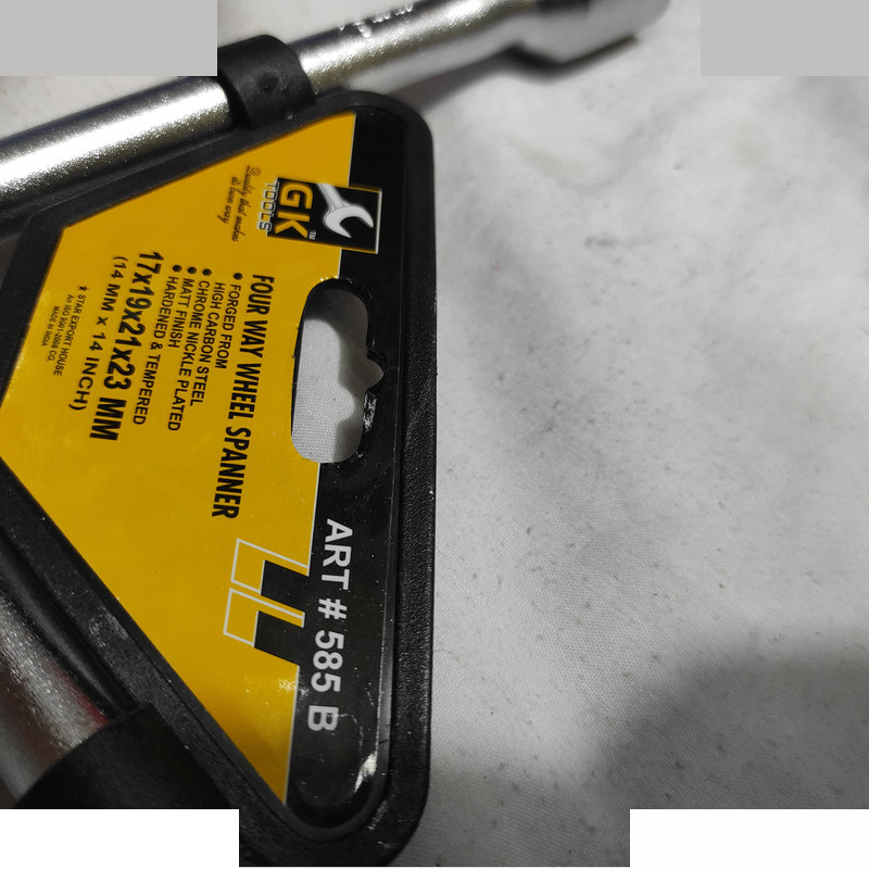 آچار خودرو و چرخ جی کامدل SMT-FOUR WAY-WHEEL SPANNER-GK-INDIA-17-23 آچار خودرو و چرخ جی کامدل SMT-FOUR WAY-WHEEL SPANNER-GK-INDIA-17-23