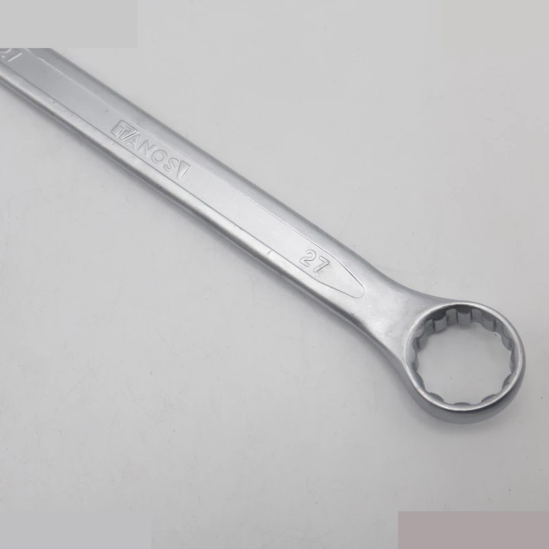 آچار یکسر تخت و یکسر رینگی تانوس مدل SMT-TAKHT RING-27MM-TANOS سایز 27 میلی متر