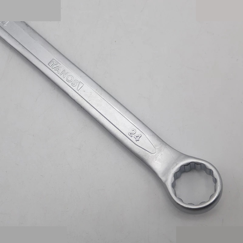 آچار یکسر تخت و یکسر رینگی تانوس مدل SMT-TANS-24-ye sar takht ye sar ring سایز 24 میلی متر