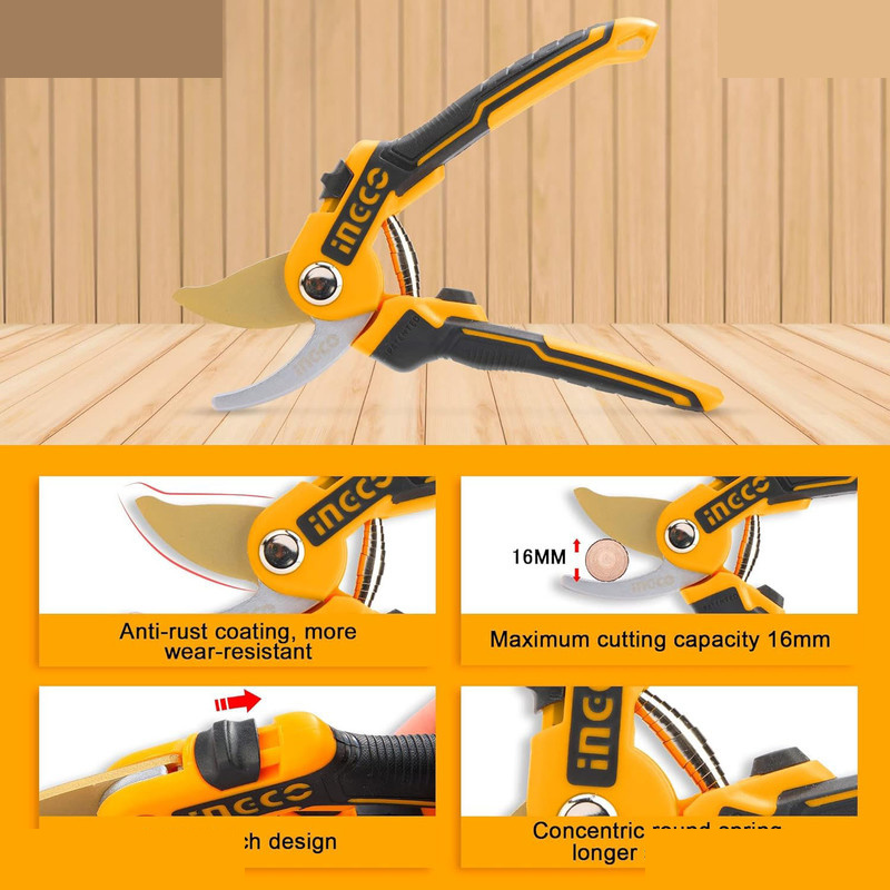 قیچی باغبانی اینکو مدل HLT76033 مجموعه 3 عددی قیچی باغبانی اینکو مدل HLT76033 مجموعه 3 عددی