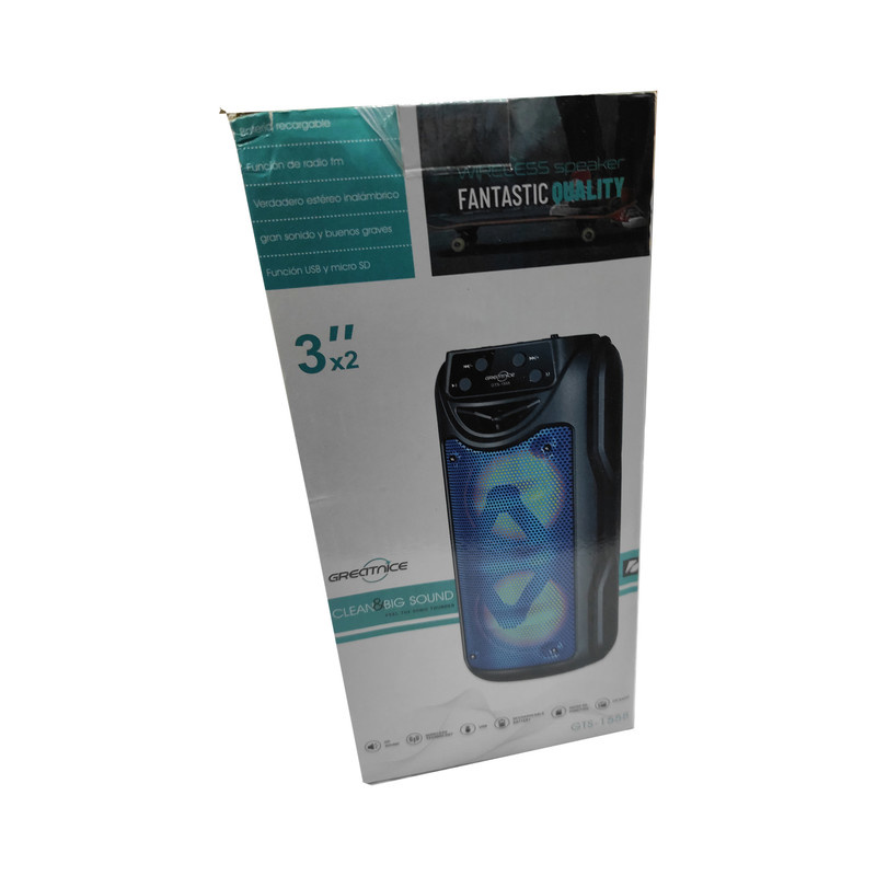 اسپیکر بلوتوثی گریت نایس مدل SMT- GREAT NICE -GTS1558- WIRELSS SPEACKER اسپیکر بلوتوثی گریت نایس مدل SMT- GREAT NICE -GTS1558- WIRELSS SPEACKER