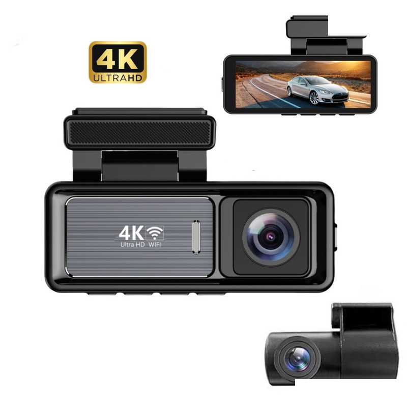 دوربین ثبت وقایع خودرو اتوویژن مدل M6 4K-WiFi به همراه دوربین عقب و کیت برق مستقیم دوربین ثبت وقایع خودرو اتوویژن مدل M6 4K-WiFi به همراه دوربین عقب و کیت برق مستقیم