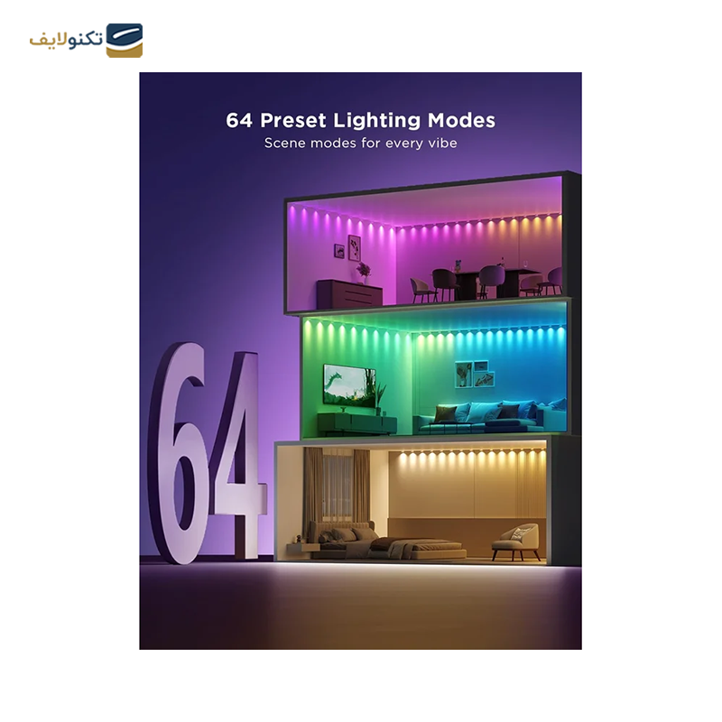 gallery-ریسه هوشمند گووی مدل RGBIC Wi-Fi/Bluetooth LED Strip Lights With Protective Coating H612A طول 5 متر copy.png gallery-ریسه هوشمند گووی مدل RGBIC Wi-Fi/Bluetooth LED Strip Lights With Protective Coating H612A طول 5 متر copy.png