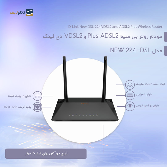 gallery-مودم روتر ADSL2 Plus و VDSL2 بی سیم دی لینک مدل DSL-224 NEW-gallery-3-TLP-6538_d75243f3-3241-468c-8ed4-a27ee4de522f.png gallery-مودم روتر ADSL2 Plus و VDSL2 بی سیم دی لینک مدل DSL-224 NEW-gallery-3-TLP-6538_d75243f3-3241-468c-8ed4-a27ee4de522f.png