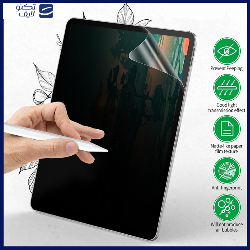 محافظ صفحه نمایش حریم شخصی تکنو مدل Resistant مناسب برای تبلت سامسونگ Galaxy Tab S6 Lite (2022) محافظ صفحه نمایش حریم شخصی تکنو مدل Resistant مناسب برای تبلت سامسونگ Galaxy Tab S6 Lite (2022)