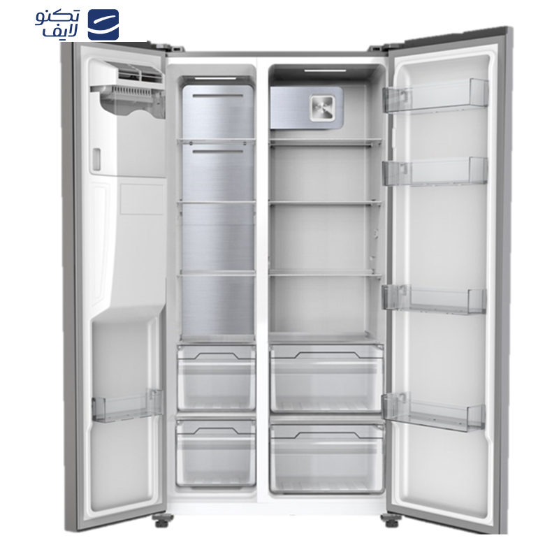 یخچال فریزر ساید بای ساید 28 فوت ایکس ویژن مدل HS600-WI/SI