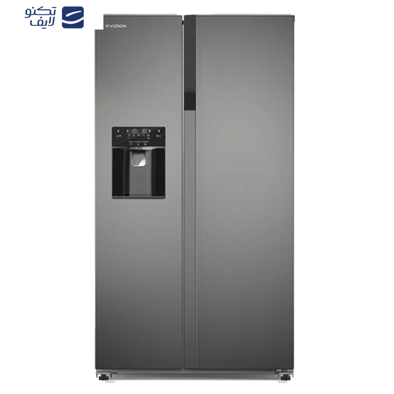 یخچال فریزر ساید بای ساید 27 فوت ایکس ویژن مدل HS550-WI/SI یخچال فریزر ساید بای ساید 27 فوت ایکس ویژن مدل HS550-WI/SI