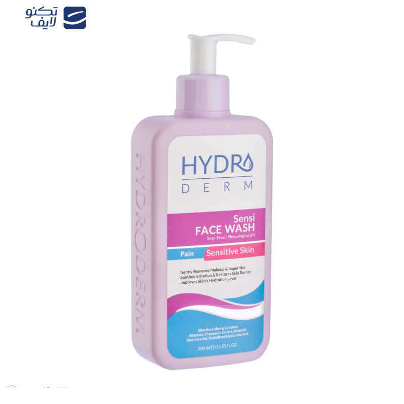 محلول شستشو صورت هیدرودرم مدل Sensi مناسب پوست های حساس حجم 350 میلی لیتر