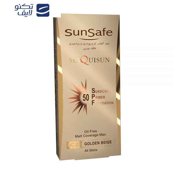 کرم ضد آفتاب رنگی سان سیف، SPF50، مدل NC20، مناسب انواع پوست با تنالیته متوسط و حجم 40 میلیلیتر، محافظتکننده در برابر اشعههای UVA و UVB، دارای فرمولاسیون فاقد چربی، با ماندگاری 2 ساعته کرم ضد آفتاب رنگی سان سیف، SPF50، مدل NC20، مناسب انواع پوست با تنالیته متوسط و حجم 40 میلیلیتر، محافظتکننده در برابر اشعههای UVA و UVB، دارای فرمولاسیون فاقد چربی، با ماندگاری 2 ساعته