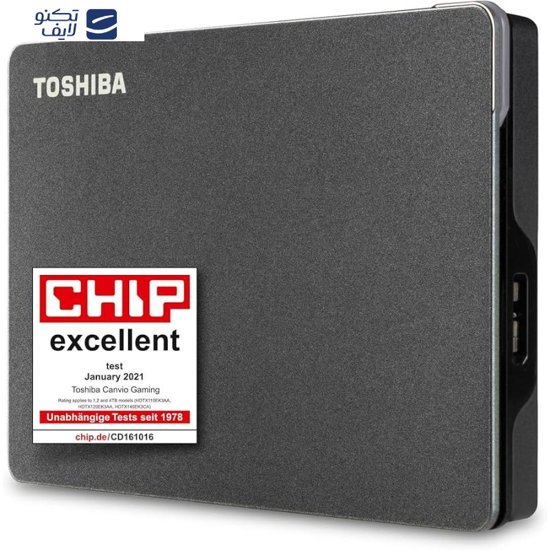 هارد اکسترنال توشیبا مدل Canvio Gaming ظرفیت یک ترابایت دارای رابط USB Type-A 3.2 هارد اکسترنال توشیبا مدل Canvio Gaming ظرفیت یک ترابایت دارای رابط USB Type-A 3.2