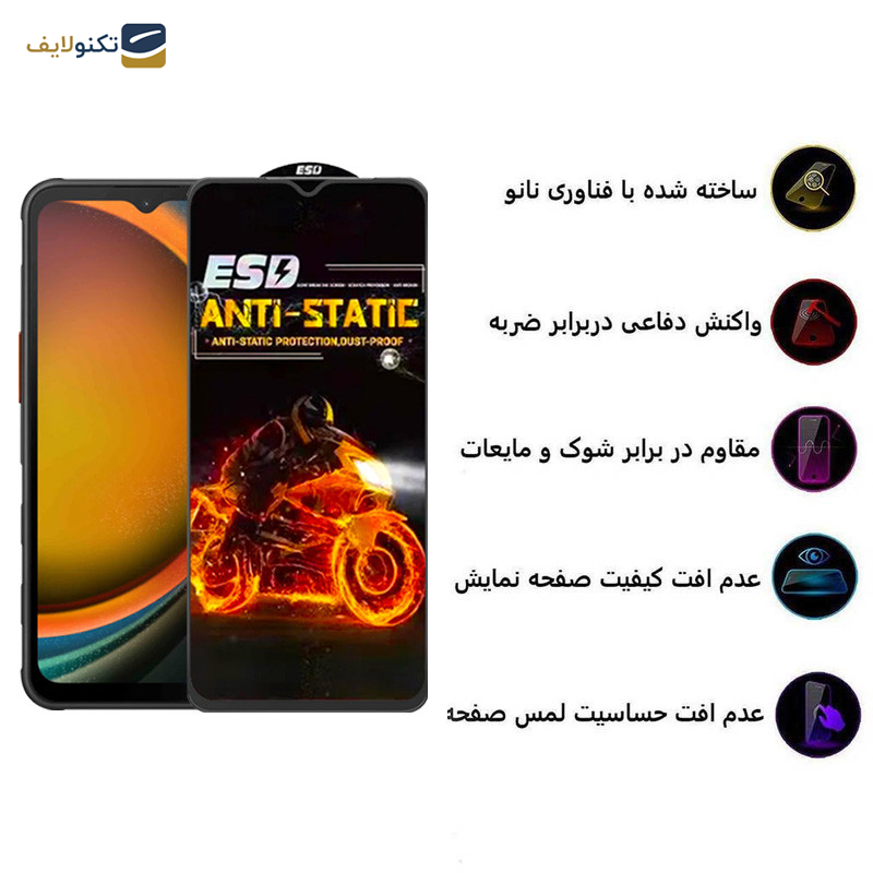محافظ صفحه نمایش اپیکوی مدل Fiery-ESD مناسب برای گوشی موبایل سامسونگ Galaxy A14 4G/5G /Xcover7 محافظ صفحه نمایش اپیکوی مدل Fiery-ESD مناسب برای گوشی موبایل سامسونگ Galaxy A14 4G/5G /Xcover7
