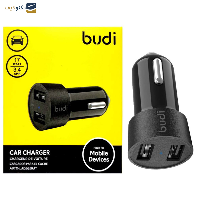 شارژر فندکی 17 وات بودی مدل M8j622 شارژر فندکی 17 وات بودی مدل M8j622