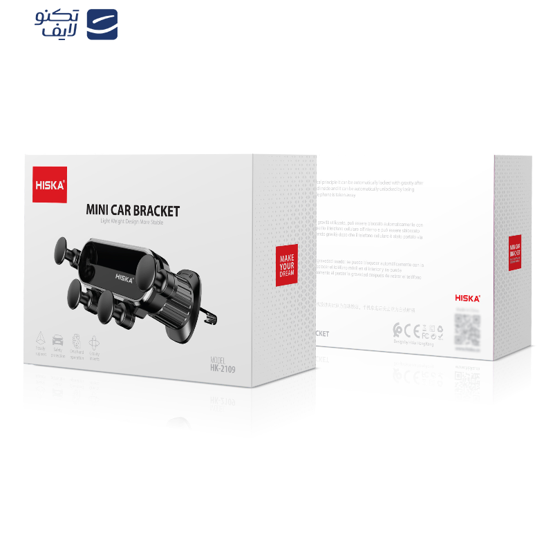 پایه نگهدارنده گوشی موبایل و تبلت هیسکا مدل HK-2109 پایه نگهدارنده گوشی موبایل و تبلت هیسکا مدل HK-2109