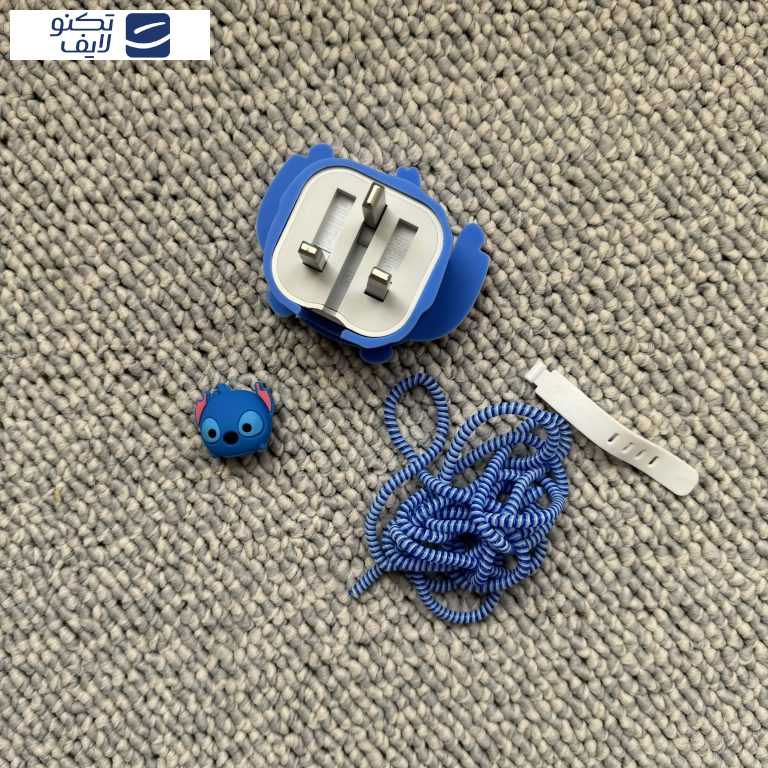 کاور شارژر دیواری اپیکوی مدل Stitch به همراه محافظ کابل کاور شارژر دیواری اپیکوی مدل Stitch به همراه محافظ کابل