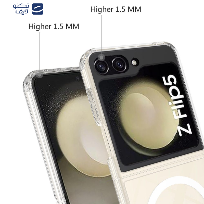 کاور اپیکوی مدل AntiShock-MagSafe مناسب برای گوشی موبایل سامسونگ Galaxy Z Flip 5 کاور اپیکوی مدل AntiShock-MagSafe مناسب برای گوشی موبایل سامسونگ Galaxy Z Flip 5