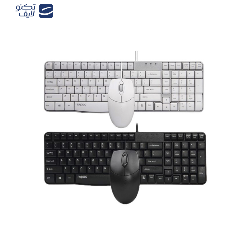 کیبورد و ماوس باسیم رپو مدل  X120S کیبورد و ماوس باسیم رپو مدل  X120S