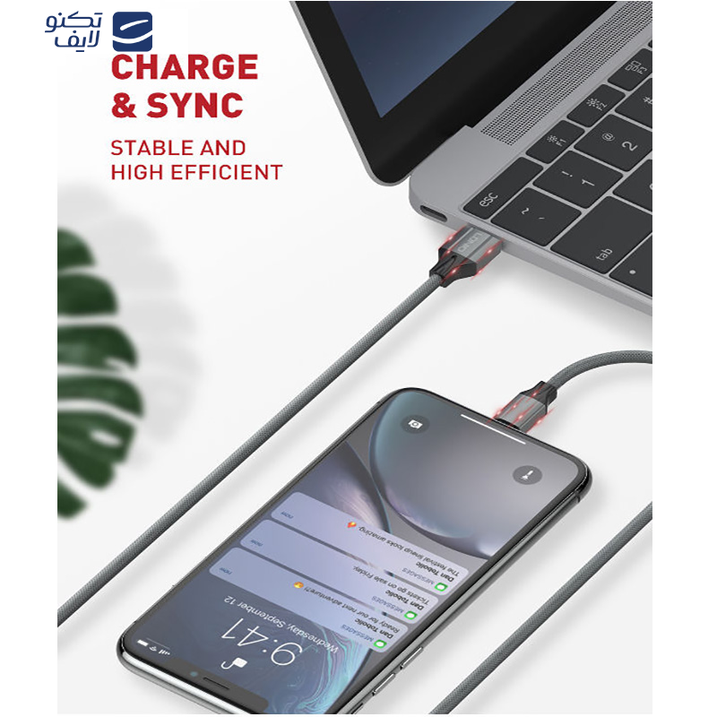 کابل تبدیل USB به microUSB الدینیو مدل LS441  طول 1 متر کابل تبدیل USB به microUSB الدینیو مدل LS441  طول 1 متر