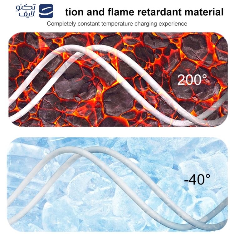 کابل تبدیل usb-C به لایتنینگ یسیدو مدل CA151 طول 1 متر کابل تبدیل usb-C به لایتنینگ یسیدو مدل CA151 طول 1 متر