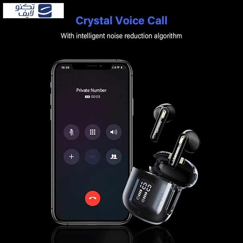 هندزفری بلوتوثی لنوو مدل Thinkplus LivePods LP6 pro هندزفری بلوتوثی لنوو مدل Thinkplus LivePods LP6 pro
