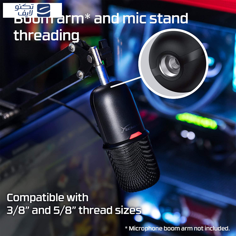 میکروفن کندانسر هایپرایکس مدل SoloCast میکروفن کندانسر هایپرایکس مدل SoloCast