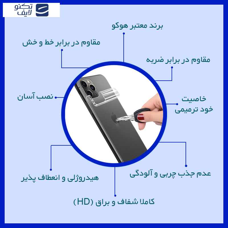 محافظ پشت گوشی شفاف هوکو مدل HyGEL مناسب برای گوشی موبایل سامسونگ Galaxy S23 Plus محافظ پشت گوشی شفاف هوکو مدل HyGEL مناسب برای گوشی موبایل سامسونگ Galaxy S23 Plus