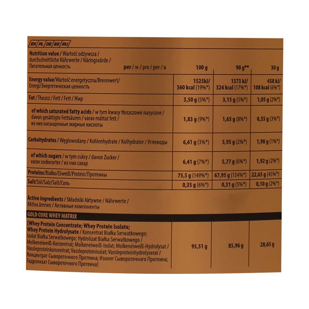 پودر پروتئین وی 100 گلد کر لاین ترک نوتریشن 1500 گرم پودر پروتئین وی 100 گلد کر لاین ترک نوتریشن 1500 گرم