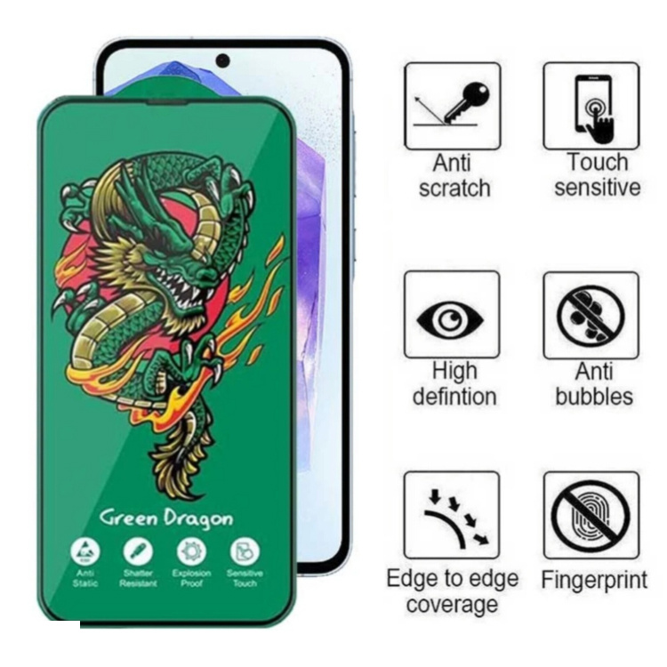 محافظ صفحه نمایش گوشی موبایل اولترا مدل Green Dragon مناسب شیائومی Redmi Note 14 4G محافظ صفحه نمایش گوشی موبایل اولترا مدل Green Dragon مناسب شیائومی Redmi Note 14 4G