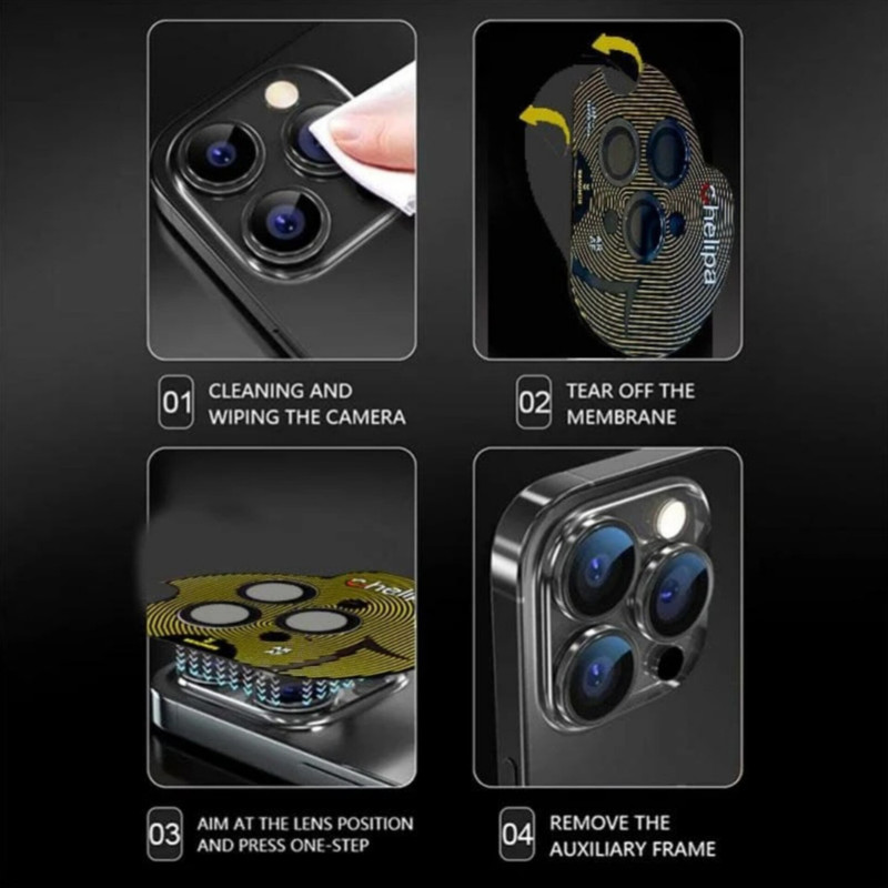 محافظ لنز دوربین شیشه ای اوجی مدل chelipa titanium مناسب برای گوشی موبایل سامسونگ Galaxy S25 محافظ لنز دوربین شیشه ای اوجی مدل chelipa titanium مناسب برای گوشی موبایل سامسونگ Galaxy S25