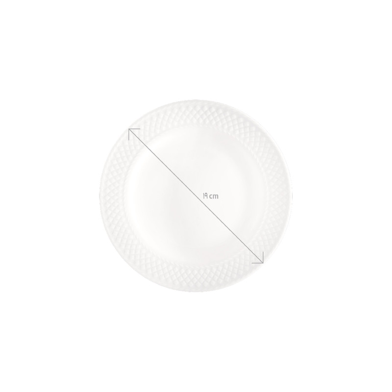 پیش دستی چینی زرین ایران مدل رادیانس 19 آداجیو درجه عالی بسته 6 عددی