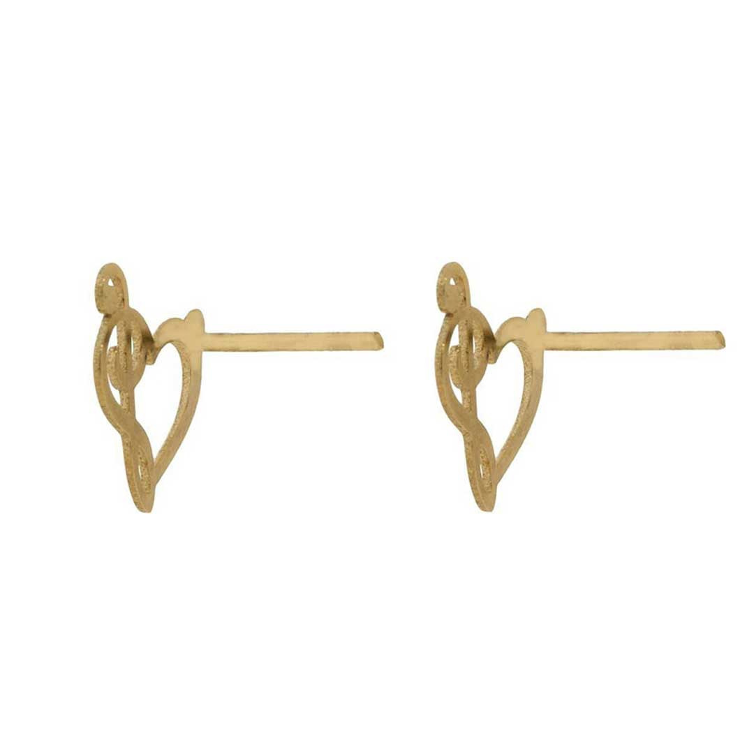 نیم ست طلا 18 عیار شمیم گلد گالری مدل 0861