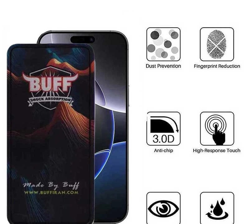 محافظ صفحه نمایش 5D بوف مدل Mountain مناسب برای گوشی موبایل اپل iPhone 17 Pro محافظ صفحه نمایش 5D بوف مدل Mountain مناسب برای گوشی موبایل اپل iPhone 17 Pro