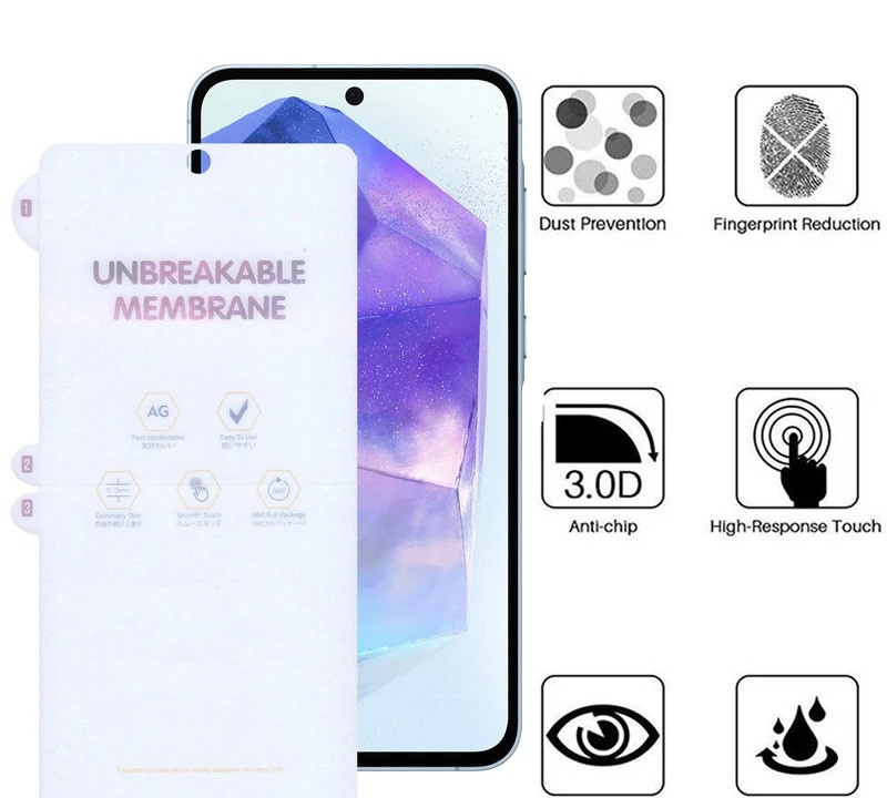 محافظ صفحه نمایش بوف مدل Hydrogel-Matte مناسب برای گوشی موبایل سامسونگ Galaxy S25 FE/ A55 / Mi 12 Pro محافظ صفحه نمایش بوف مدل Hydrogel-Matte مناسب برای گوشی موبایل سامسونگ Galaxy S25 FE/ A55 / Mi 12 Pro