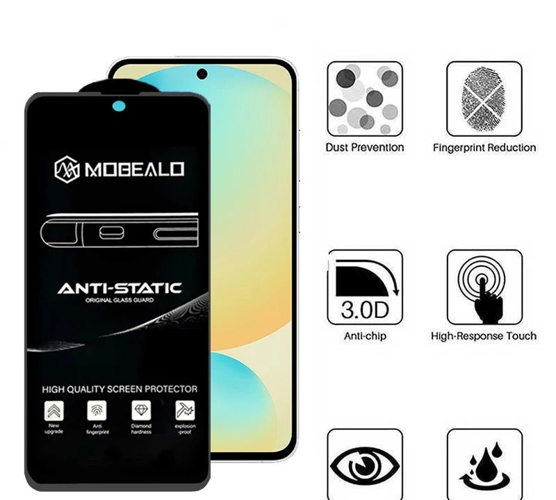 محافظ صفحه نمایش اپیکوی مدل Mobealo مناسب برای گوشی موبایل سامسونگ Galaxy S25 FE/ A55/ A35 محافظ صفحه نمایش اپیکوی مدل Mobealo مناسب برای گوشی موبایل سامسونگ Galaxy S25 FE/ A55/ A35