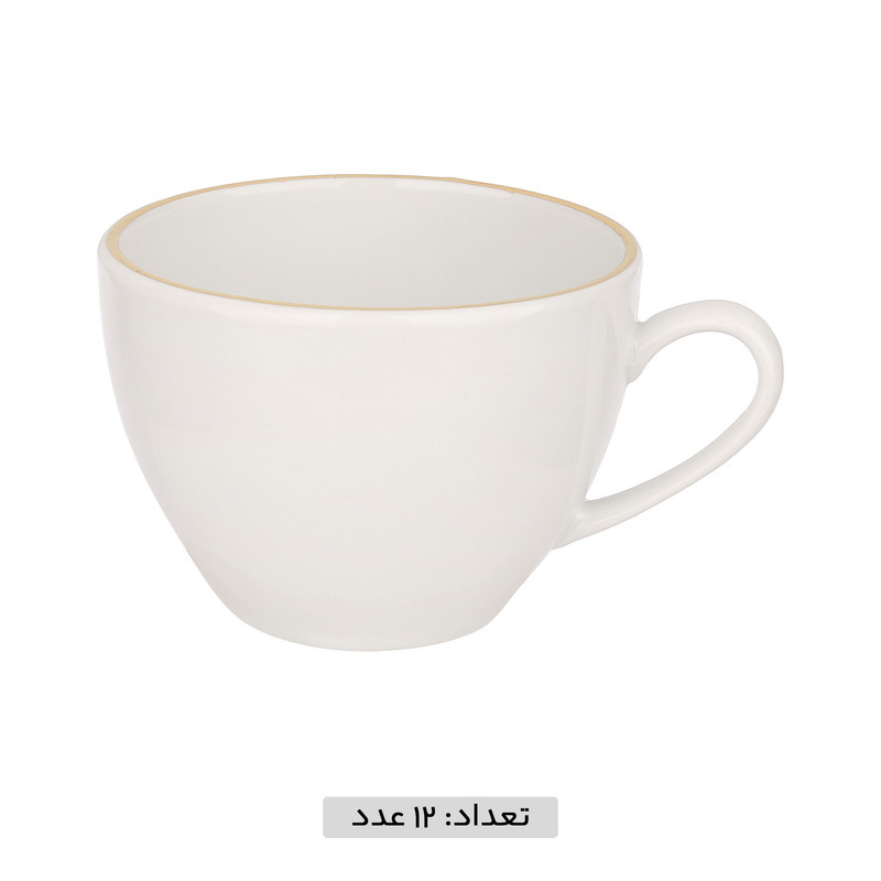 ست فنجان و نعلبکی 12پارچه مقصود مدل دانمارکی ورژن2