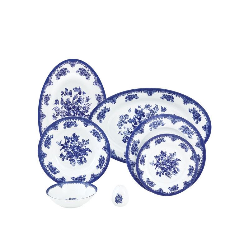 سرویس غذاخوری 28 پارچه چینی زرین ایران سری ایتالیااف مدل Florance 2 درجه عالی