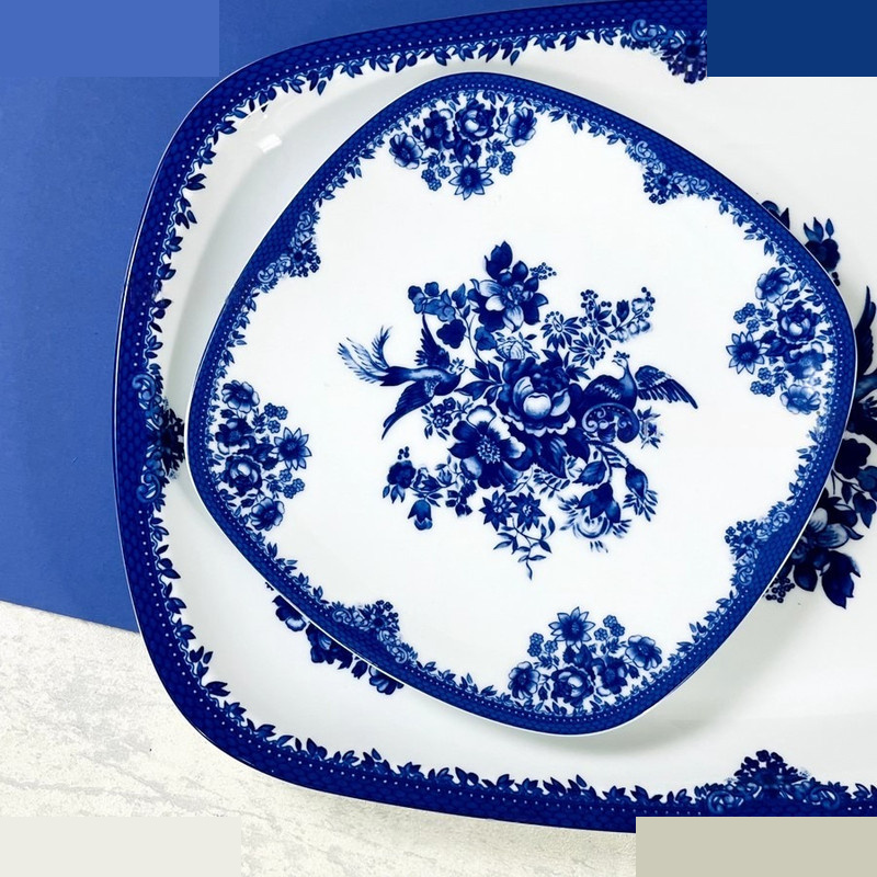 سرویس غذاخوری 27 پارچه 6 نفر چینی زرین ایران مدل فلورانس سری کواترو درجه عالی