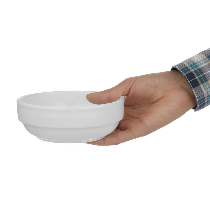 پیاله چینی زرین ایران مدل آبگوشت خوری هتلی 49 کد 16 درجه سه بسته دو عددی