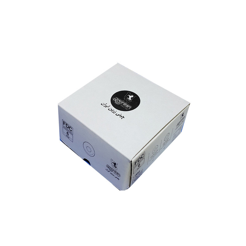 نعلبکی چینی زرین ایران مدل یاسمن بسته 6 عددی