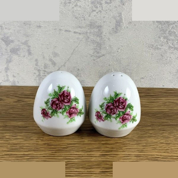 ست نمک پاش و فلفل پاش چینی زرین ایران مدل بیدگل درجه عالی