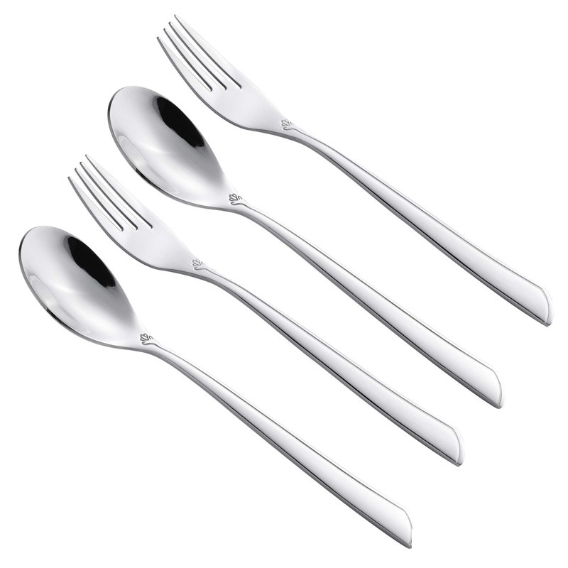 سرویس قاشق و چنگال 4 پارچه جی فی نی مدل 52