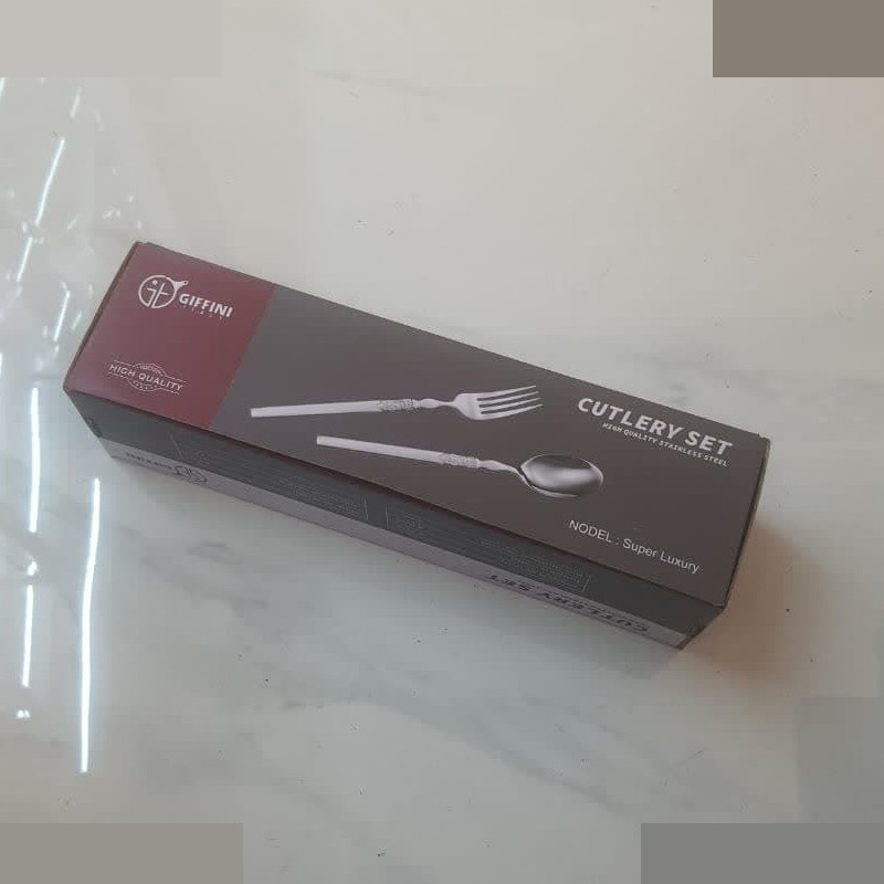 سرویس قاشق و چنگال 15 پارچه جی فی نی مدل G-255 سرویس قاشق و چنگال 15 پارچه جی فی نی مدل G-255