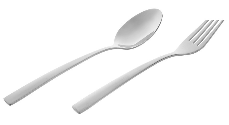 قاشق و چنگال ناب استیل مدل فلورانس قاشق و چنگال ناب استیل مدل فلورانس