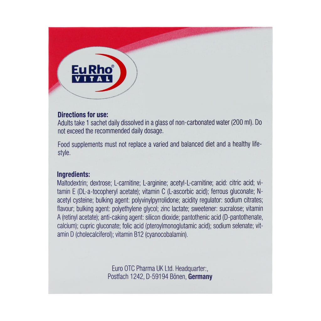 ساشه فرتی پلاس اف یوروویتال 30 عدد